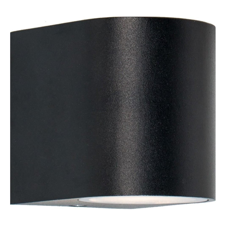 Zuma Line - Udendørs væglampe 1xGU10/35W/230V IP44 sort