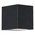 Zuma Line - Udendørs væglampe 1xGU10/35W/230V IP44 sort