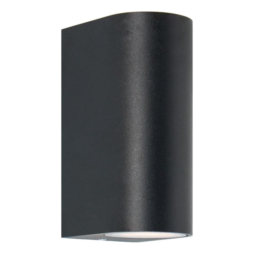 Zuma Line - Udendørs væglampe 2xGU10/35W/230V IP44 sort