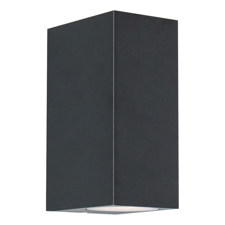 Zuma Line - Udendørs væglampe 2xGU10/35W/230V IP44 sort