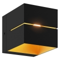 Zuma Line - Væglampe 1xG9/40W/230V sort/guldfarvet