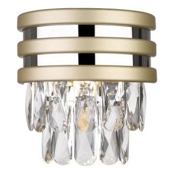 Zuma Line - Væglampe 1xG9/42W/230V guld/blank krom