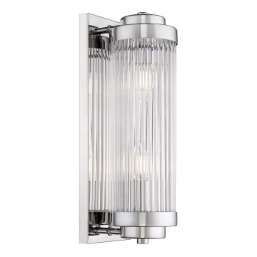 Zuma Line - Væglampe 2xE14/60W/230V skinnende krom