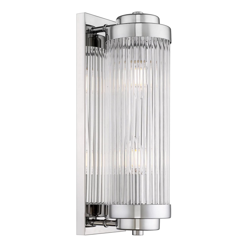 Zuma Line - Væglampe 2xE14/60W/230V skinnende krom