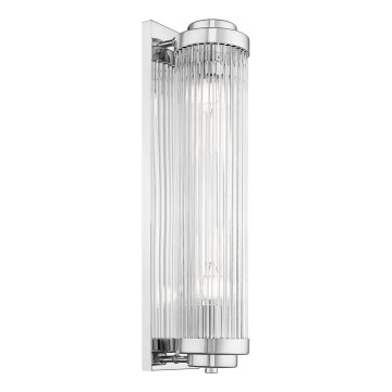Zuma Line - Væglampe 2xE14/60W/230V skinnende krom