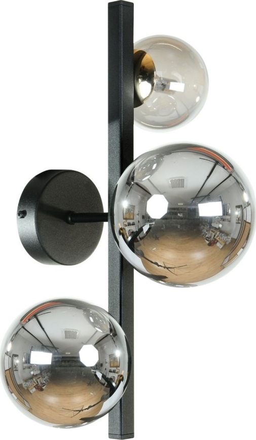Zuma Line - Væglampe 3xG9/8W/230V sort/røget