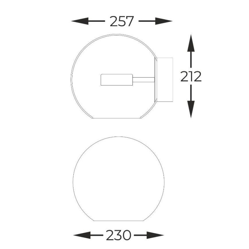 Zuma Line - LED væglampe LED/5W/230V skinnende krom