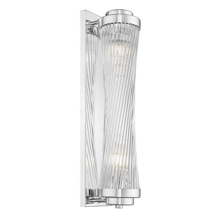 Zuma Line - Væglampe 2xE14/60W/230V skinnende krom