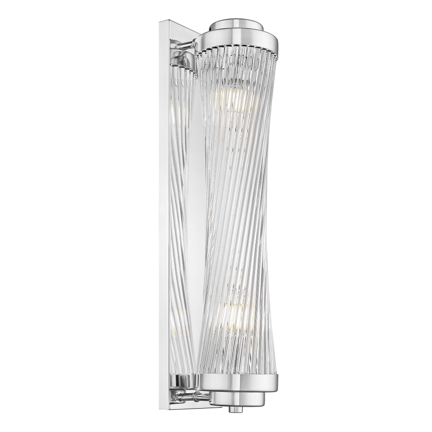 Zuma Line - Væglampe 2xE14/60W/230V skinnende krom
