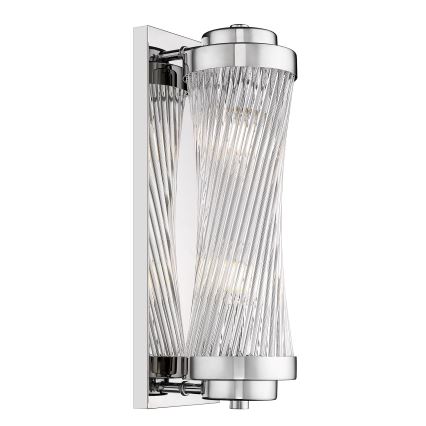 Zuma Line - Væglampe 2xE14/60W/230V skinnende krom