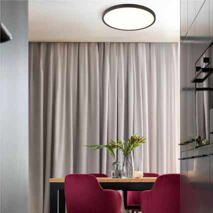 Zuma Line - LED-loftlampe LED/42W/230V 3000/4000/6000K Ø 50 cm sort