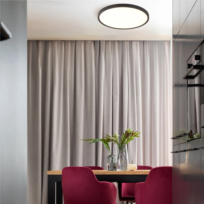 Zuma Line - LED-loftlampe LED/42W/230V 3000/4000/6000K Ø 50 cm sort