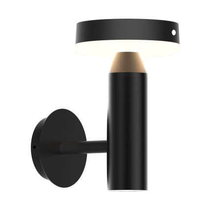 Zuma Line - Soldrevet LED væglampe med bevægelsessensor LED/4,5W/2000 mAh IP44 sort