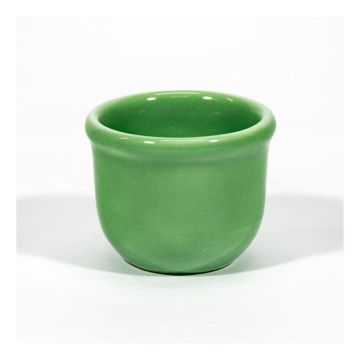 Æggebæger keramik grøn